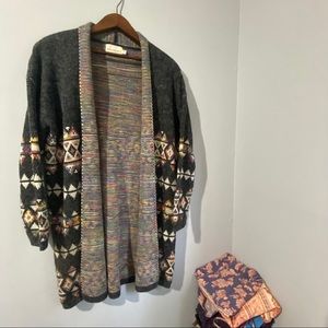 super warm cardigan🌈